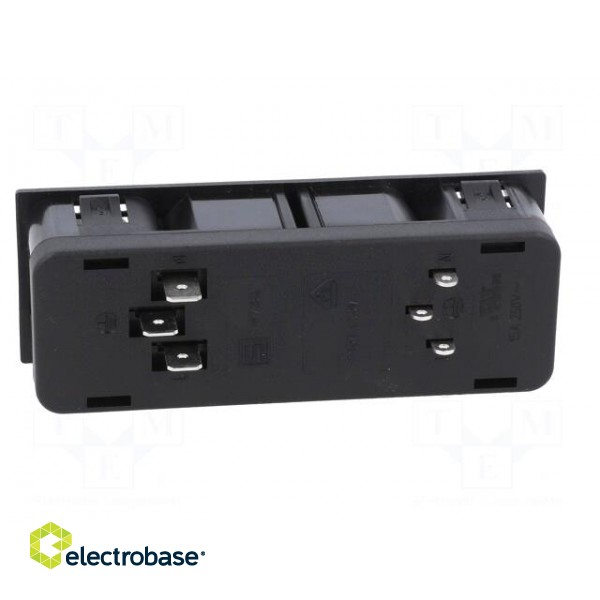 Connector: AC supply | splitter | 10A | 250VAC | IEC 60320 | C13 (F) image 5