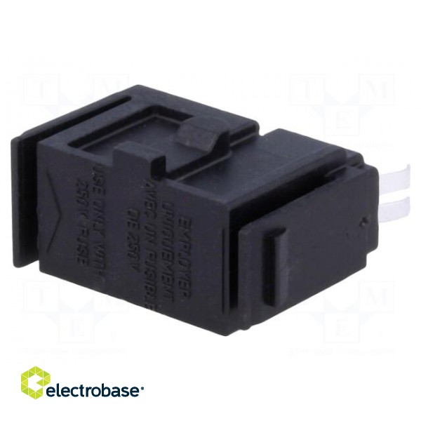 Fuse drawer | IEC 60320 | 2x fuse,Fingergrip | Series: Fusedrawer 2 paveikslėlis 1