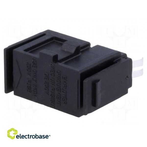 Fuse drawer | IEC 60320 | Fingergrip | Fusedrawer 2 | Des: fuse x2 image 1