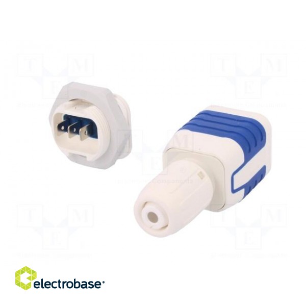Connector: AC supply | 6.3x0,8mm connectors,screw terminal | 10A фото 6
