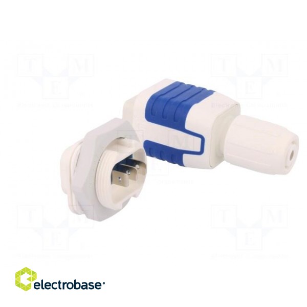 Connector: AC supply | 6.3x0,8mm connectors,screw terminal | 10A image 4