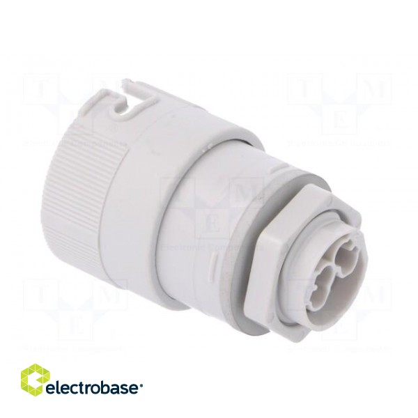Connector: AC supply | push-in | female | 0.5÷2.5mm2 | 16A | 250V | IP68 фото 4