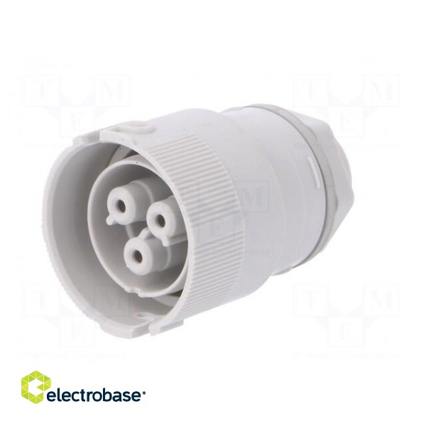 Connector: AC supply | push-in | female | 0.5÷2.5mm2 | 16A | 250V | IP68 image 2