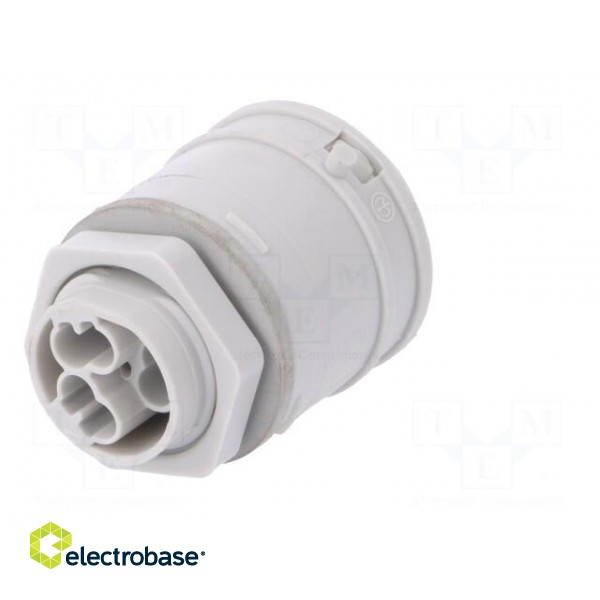 Connector: AC supply | push-in | male | 0.5÷2.5mm2 | 16A | 250V | ways: 3 фото 6