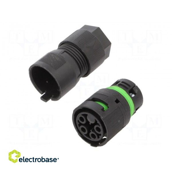 Connector: AC supply | screw terminal | female | 8÷11.5mm | 16A | 400V фото 1