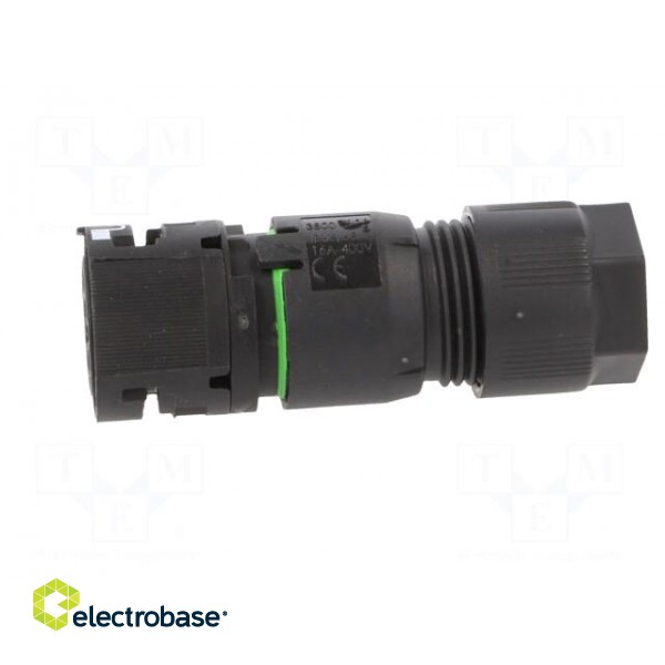 Connector: AC supply | screw terminal | female | 8÷11.5mm | 16A | 400V image 3
