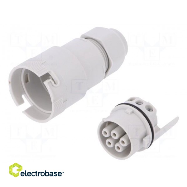 Connector: AC supply | screw terminal | female | 9÷12mm | 1÷2.5mm2 image 1