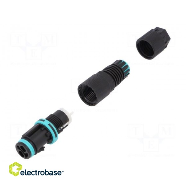 Connector: AC supply | screw terminal | female | TH381 | 5.8÷6.9mm фото 1