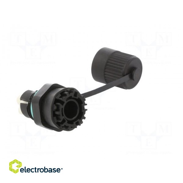 Connector: AC supply | screw terminal | female | TH386 | 400V | ways: 3 image 4