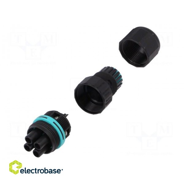 Connector: AC supply | screw terminal | female | TH387 | 7÷12mm | 450V paveikslėlis 1