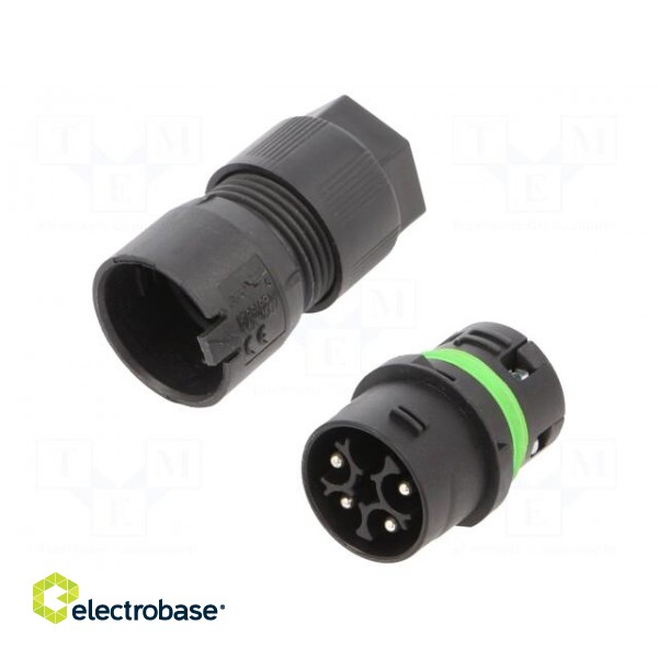 Connector: AC supply | screw terminal | male | 8÷11.5mm | 0.5÷1.5mm2 image 1