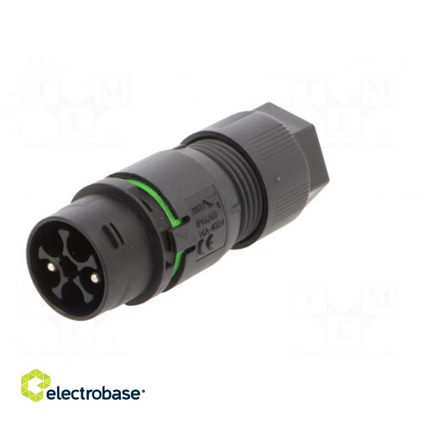 Connector: AC supply | screw terminal | male | 6.5÷8mm | 0.5÷1.5mm2 image 2
