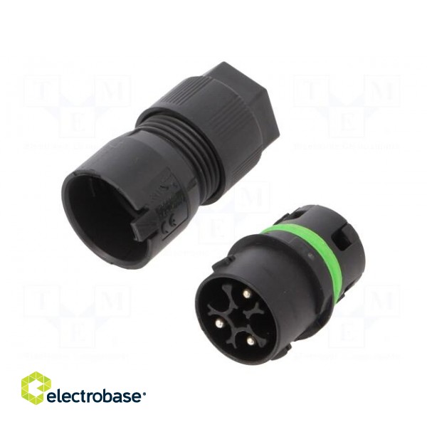 Connector: AC supply | screw terminal | male | 8÷11.5mm | 0.5÷1.5mm2 image 1