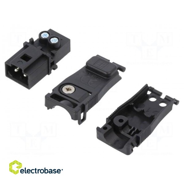 Connector: AC supply | screw terminal | male | EPN2 | 0.5÷1.5mm2 | 16A paveikslėlis 1