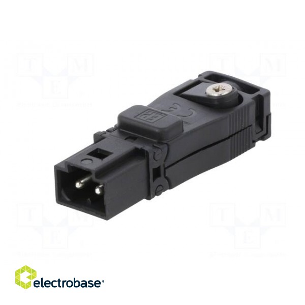 Connector: AC supply | screw terminal | male | EPN2 | 0.5÷1.5mm2 | 16A paveikslėlis 2