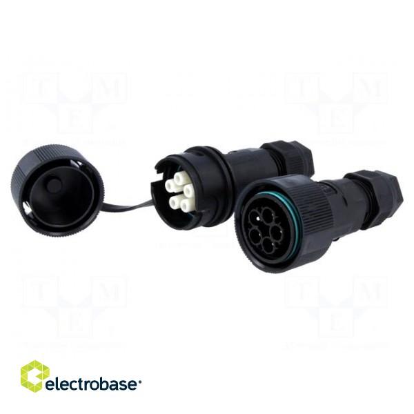 Connector: AC supply | screw terminal | male + female | 6÷14mm | 400V image 1