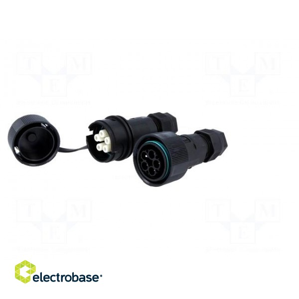 Connector: AC supply | screw terminal | male + female | 6÷14mm | 400V фото 2