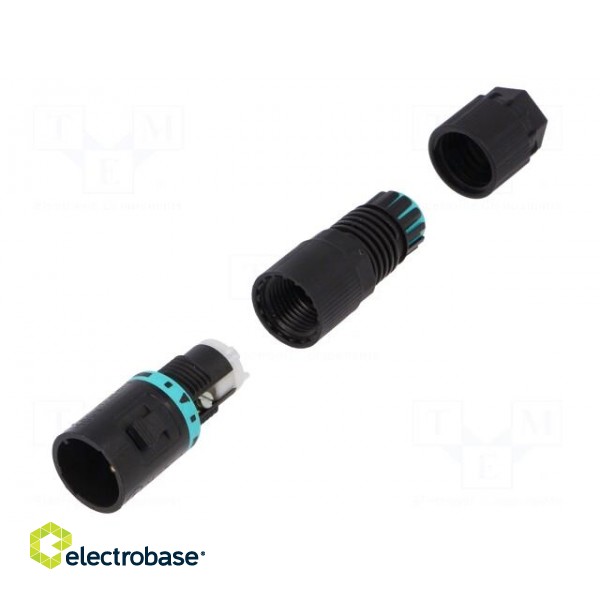 Connector: AC supply | screw terminal | male | TH381 | 5.8÷6.9mm | 400V image 1