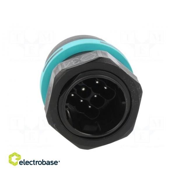 Connector: AC supply | screw terminal | male | TH406 | 0.5÷1mm2 | 400V image 5