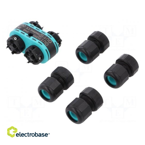 Connector: AC supply | screw terminal | TH392 | 7÷12mm | 0.5÷4mm2 image 1