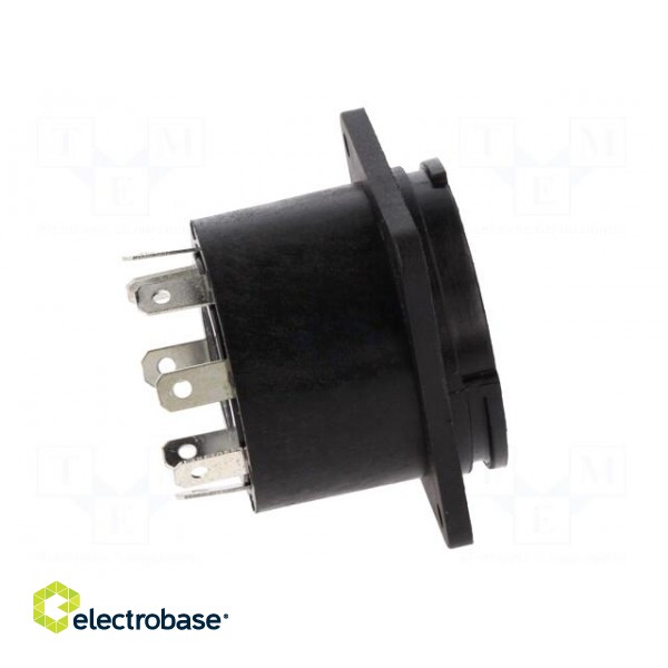 Connector: circular | 4.8mm connectors,soldering | CLIFFCON | 10A image 7