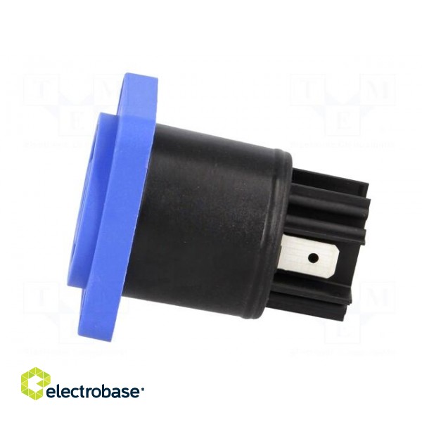 Connector: circular | 6.3mm connectors | male | powerCON | 20A | 250VAC image 3