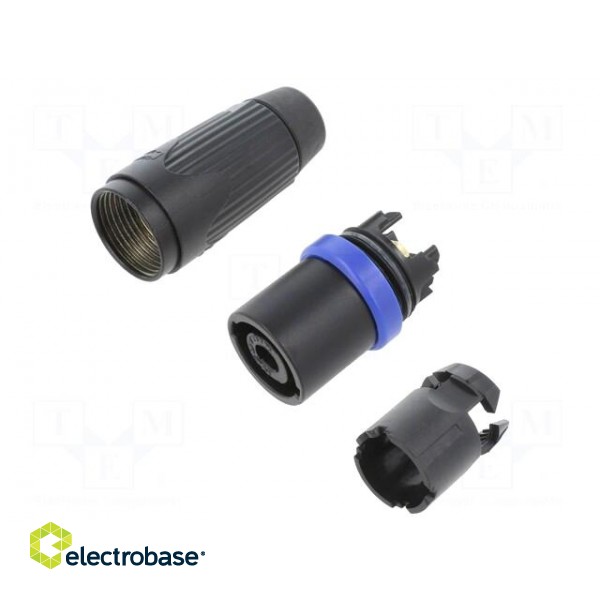 Connector: circular | soldering | male | speakON STX | 9÷16mm | 6mm2 фото 1