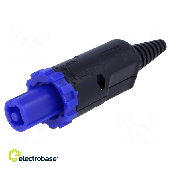 Plug | circular | CLIFFCON | PIN: 4 | grounding contact | for cable paveikslėlis 1