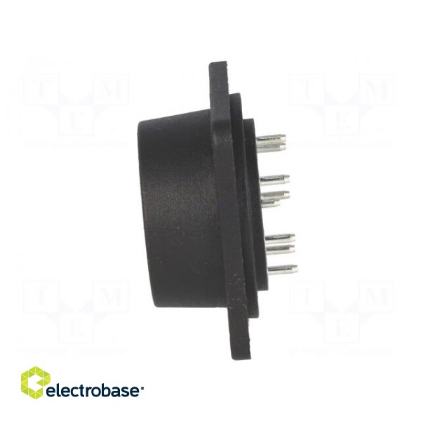 Connector: circular | THT | male | 6A | 250VAC | -20÷70°C | PIN: 8 image 4