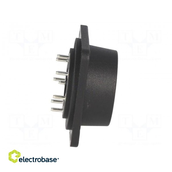 Connector: circular | THT | male | 6A | 250VAC | -20÷70°C | PIN: 8 image 8