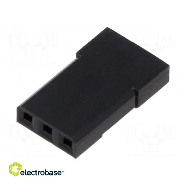 Plug | wire-wire/PCB | male,female | PIN: 3 | 2.54mm | crimped | 250V | 3A paveikslėlis 1