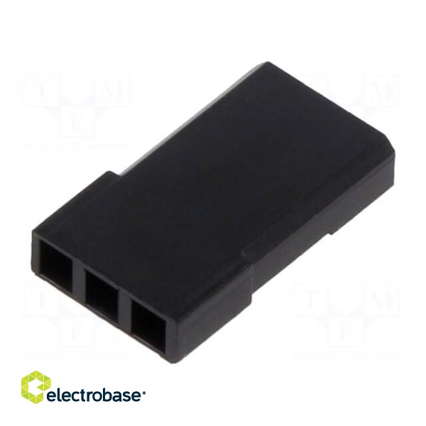 Plug | wire-wire/PCB | male,female | PIN: 3 | 2.54mm | crimped | 250V | 3A paveikslėlis 2