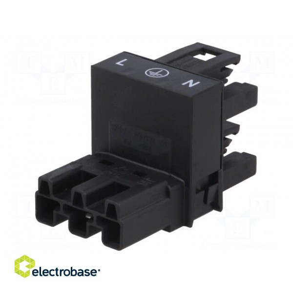 Transition: T adapter | male,female x2 | 770,WINSTA | 25A | 250V | Y paveikslėlis 1