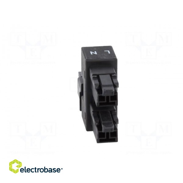 Transition: T adapter | male,female x2 | 890 | 16A | 250V | ways: 2 | Y image 5