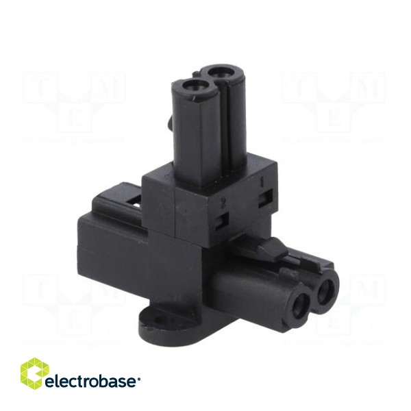 Transition: T adapter | male,female x2 | EPN2 | 16A | 250VAC | PIN: 2 image 4