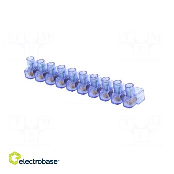 Terminal block | screw terminal | 2.5mm2 | 450V | ways: 10 | for cable image 6