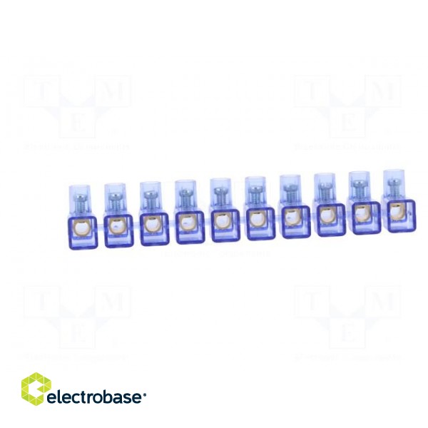 Terminal block | screw terminal | 2.5mm2 | 450V | ways: 10 | for cable image 9