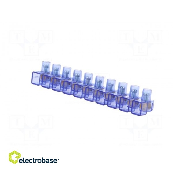 Terminal block | screw terminal | 2.5mm2 | 450V | ways: 10 | for cable image 2
