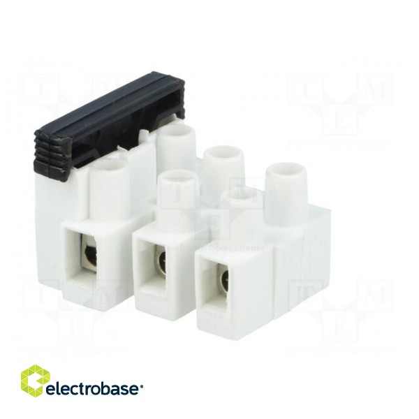 Terminal block | screw terminal | 2.5mm2 | 450V | ways: 3 | terminals: 6 image 2