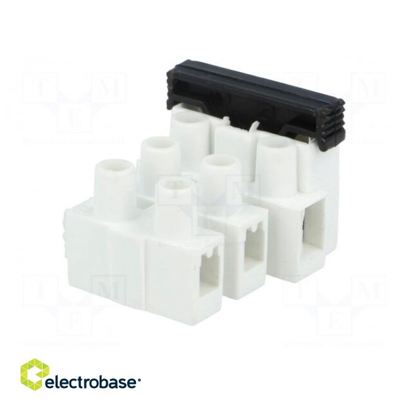 Terminal block | screw terminal | 2.5mm2 | 450V | ways: 3 | terminals: 6 image 4