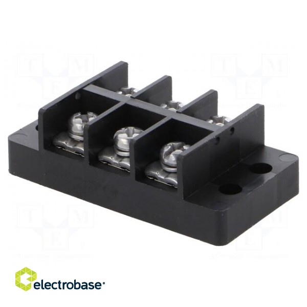 Terminal block | screw terminal | 4mm2 | 300V | 30A | ways: 3 | screw