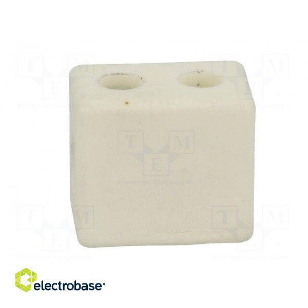 Terminal block | screw terminal | 4mm2 | 450V | 32A | ways: 1 | for cable фото 3