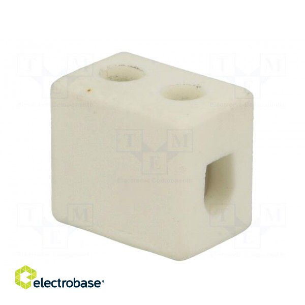Terminal block | screw terminal | 4mm2 | 450V | 32A | ways: 1 | for cable фото 4