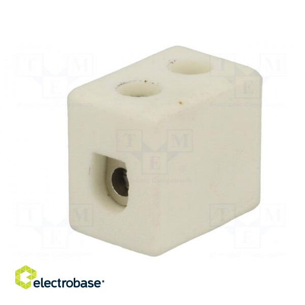 Terminal block | screw terminal | 4mm2 | 450V | 32A | ways: 1 | for cable image 2