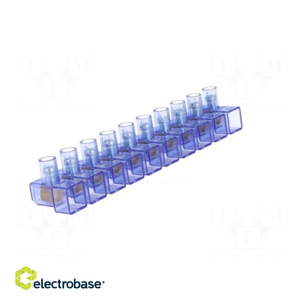 Terminal block | screw terminal | 4mm2 | 450V | ways: 10 | terminals: 10 image 8