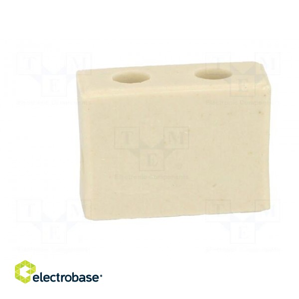 Terminal block | screw terminal | 4mm2 | 450V | ways: 1 | terminals: 2 paveikslėlis 3