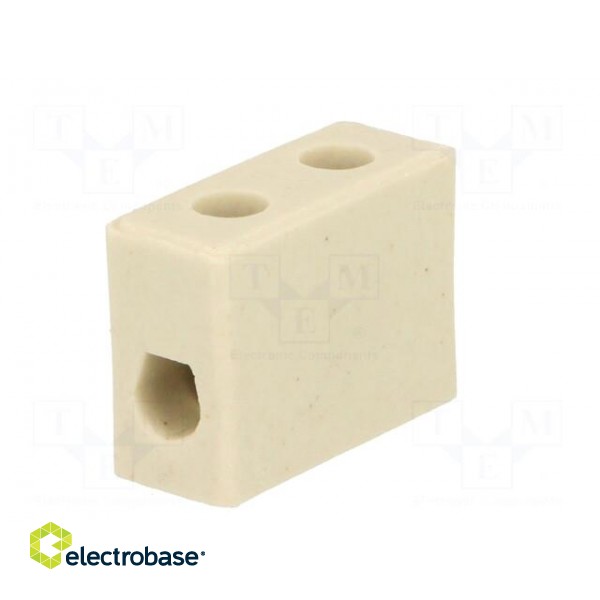 Terminal block | screw terminal | 4mm2 | 450V | ways: 1 | terminals: 2 paveikslėlis 6