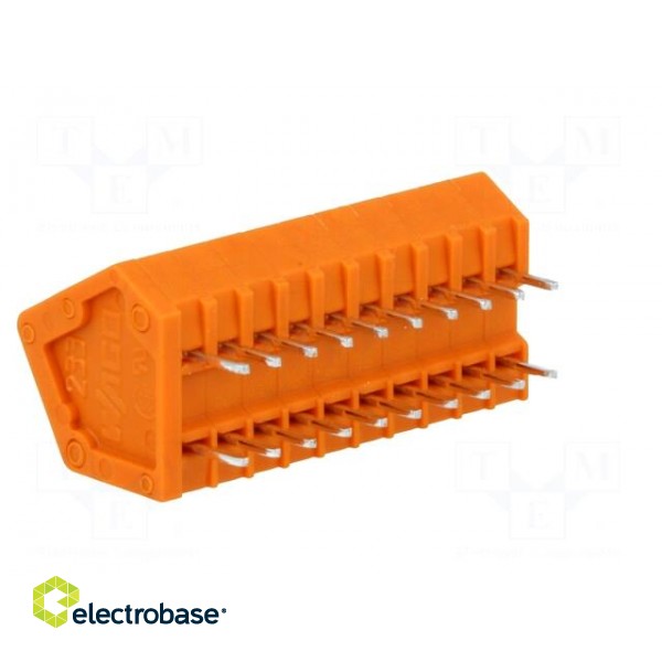 PCB terminal block | angled | 2.54mm | ways: 10 | on PCBs | 0.08÷0.5mm2 image 4