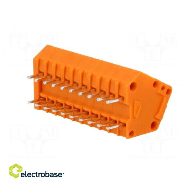 PCB terminal block | angled | 2.54mm | ways: 10 | on PCBs | 0.08÷0.5mm2 image 6