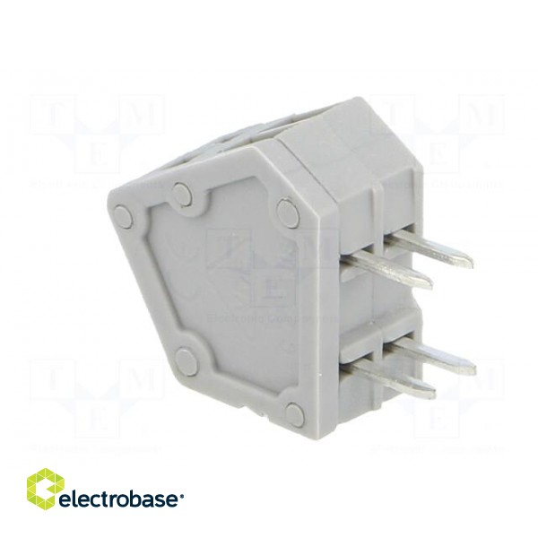 PCB terminal block | angled | 2.54mm | ways: 2 | on PCBs | 0.2÷0.5mm2 paveikslėlis 4